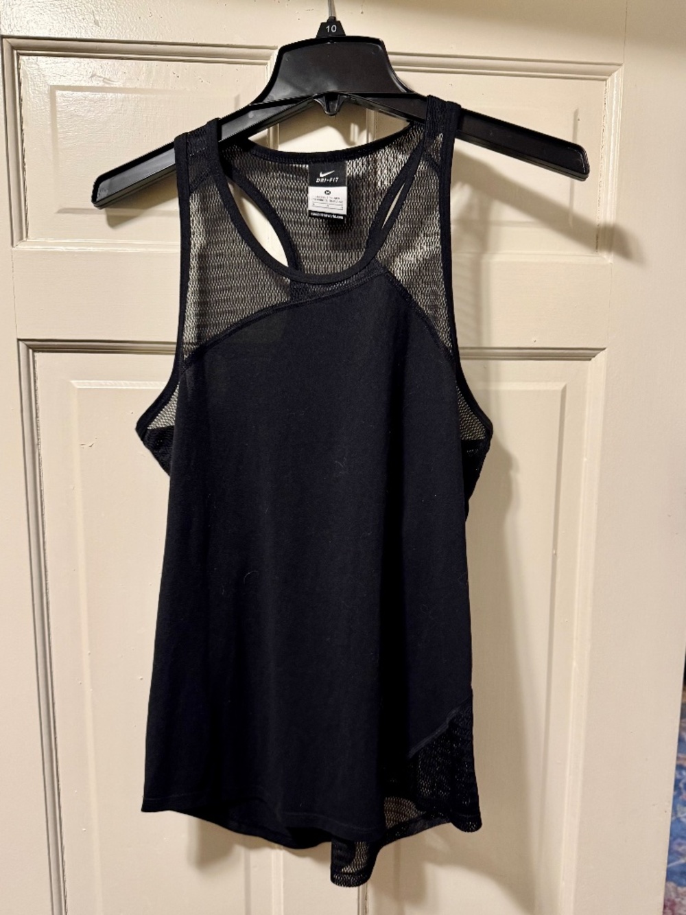 Nike Dri Fit Wms Black Tank Top Size Med
